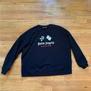 Palm Angels Racing Crewneck Sweatshirt size XXL